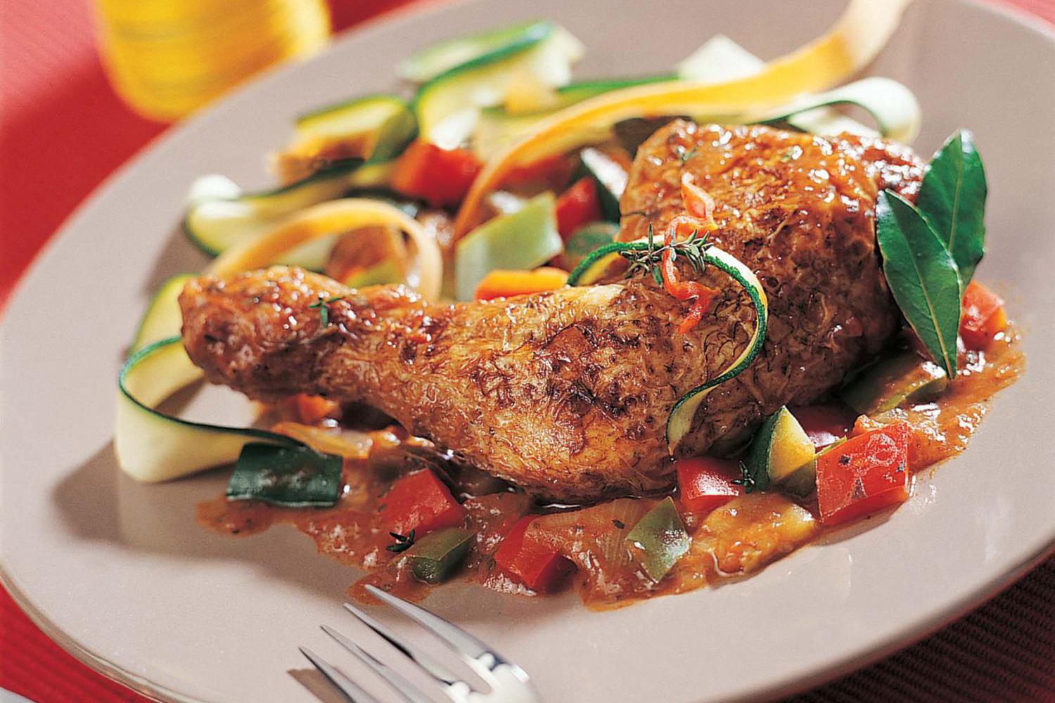 Poulet basquaise